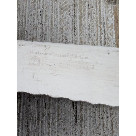 Karlsson Nilsson Eskilstuna Sweden Utility Knife Serrated 5" Blade Stainless - Picture 5 of 12